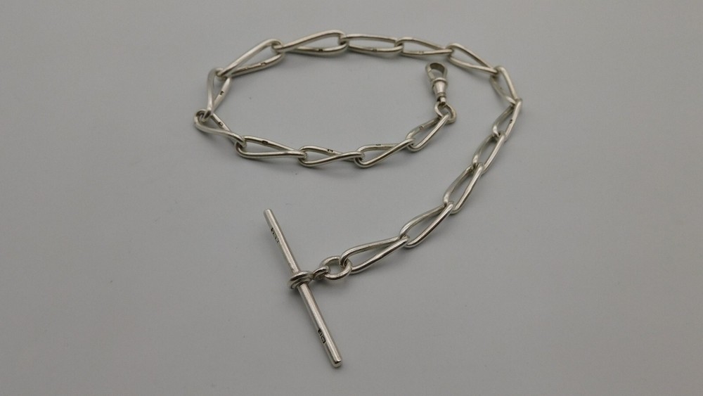 Silver pocket watch chain pocket watch silver chain A116