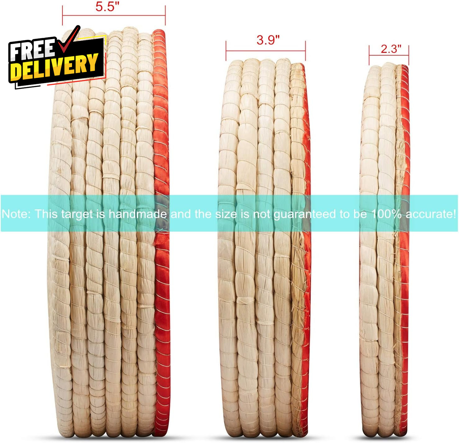 Traditional Hand-Made Straw Archery Target Arrow Target for Recurve Bow Longb...