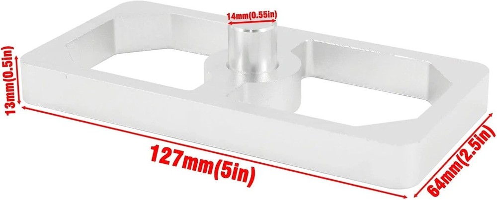 Universal Aluminum Leaf Spring Lowering Block Kit Versatile for 2 Pack 0.5 Inch