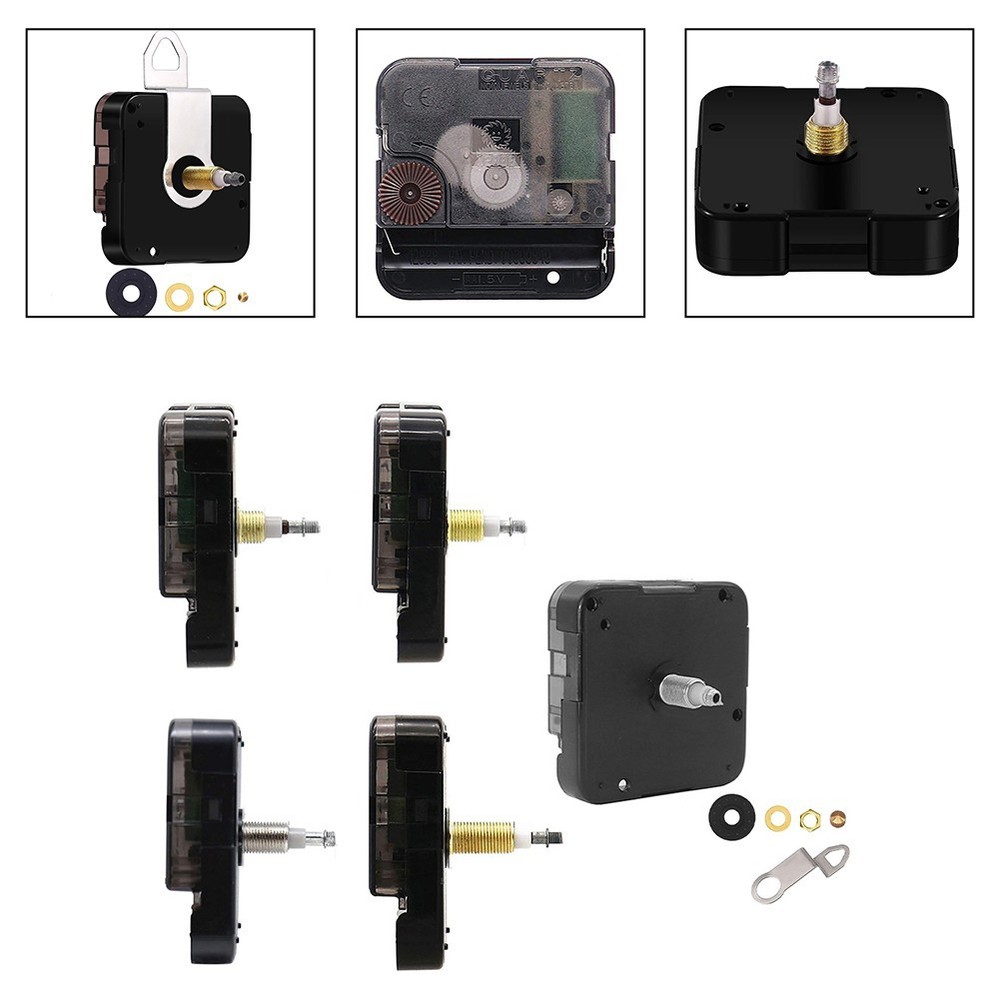 Simplified Installation Process with This Silent Wall Clock Mechanism Set