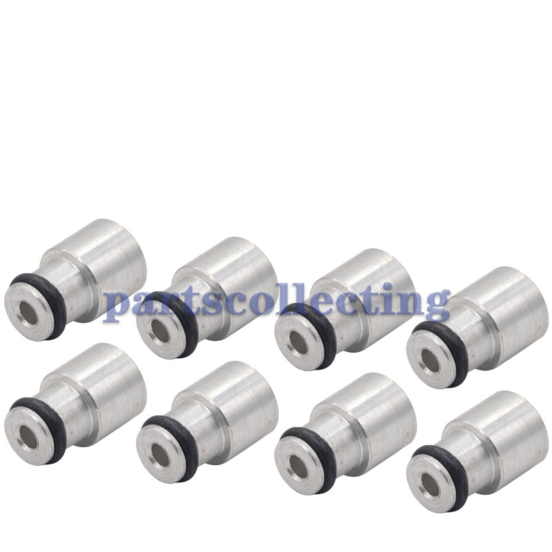 For LS3 / LS7 / LS9 / L76 To LS1 LS2 8PCS Short Fuel Injector Adapter Spacer New