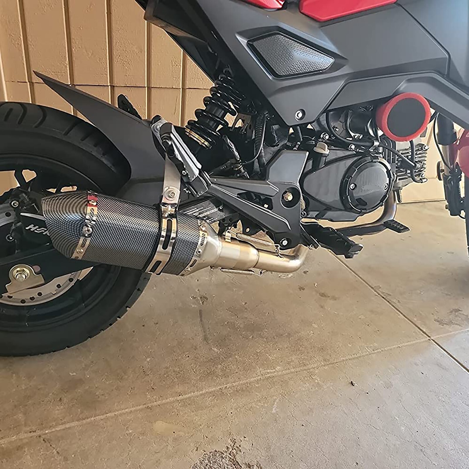 For Honda Grom 125 2013-2023 Full Exhaust System Slip-On Muffler On Pipe DB Kill