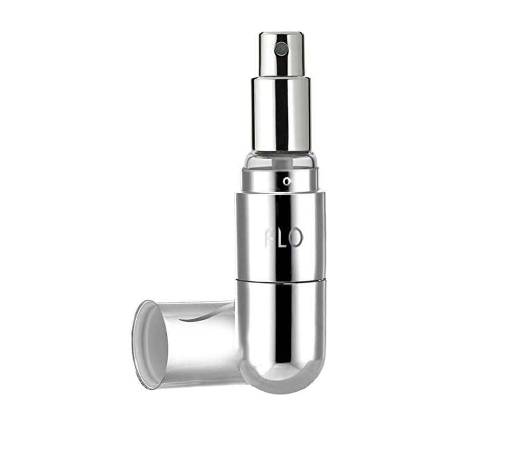 Pump and Fill 5 ml Fragrance Atomizer by Flo (Silver)