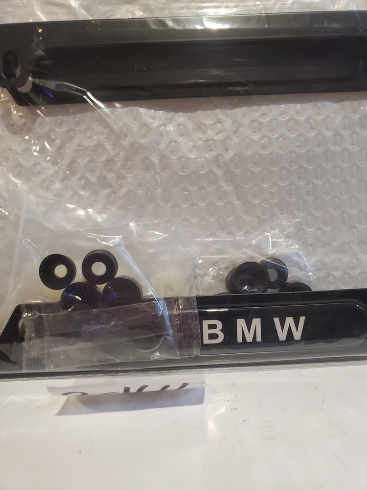 2 PCS Front Back BMW License Plate Frame Cover