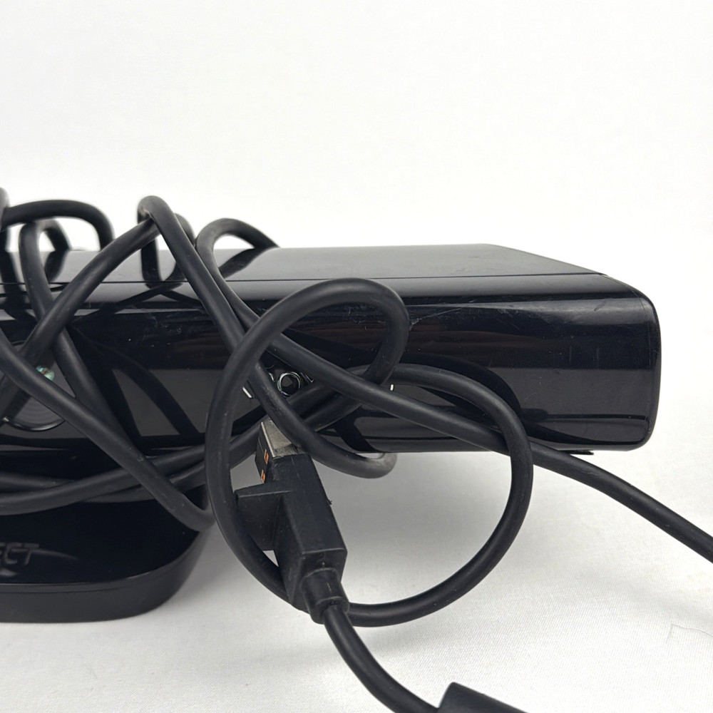 Microsoft Xbox 360 Kinect Motion Sensor Plus 4 Games Bundle Lot [Read desc.]