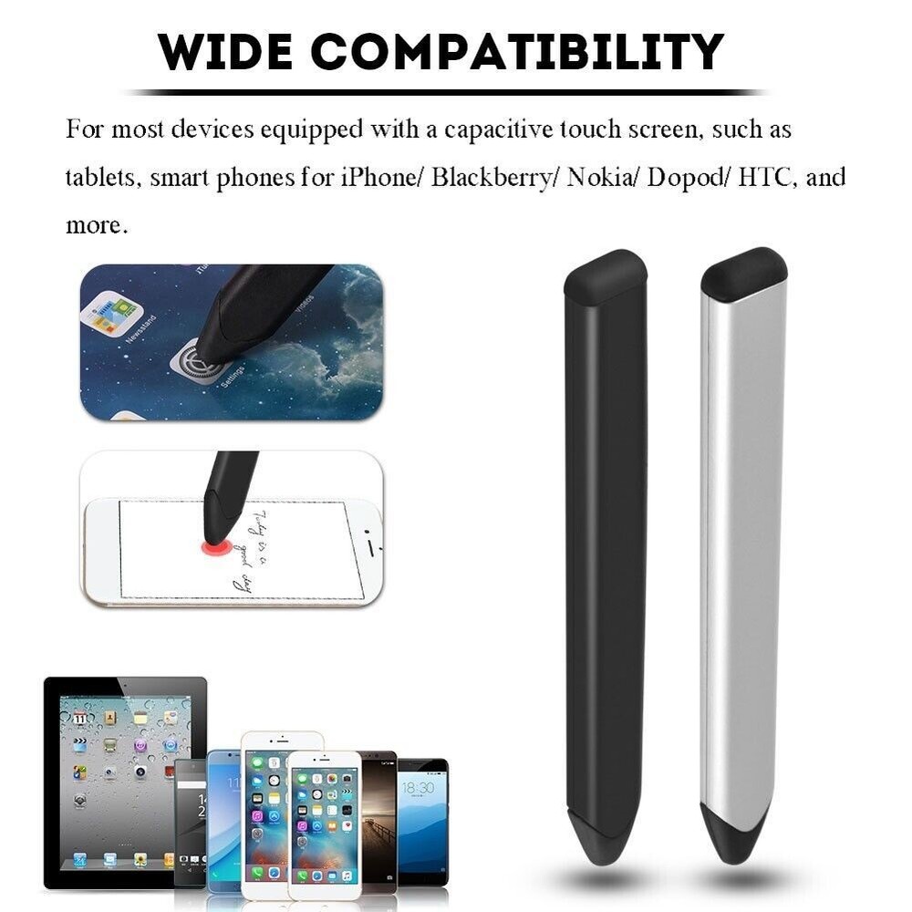 Universal Replacement Flat Capacitive Touch Screen Stylus Pen for /