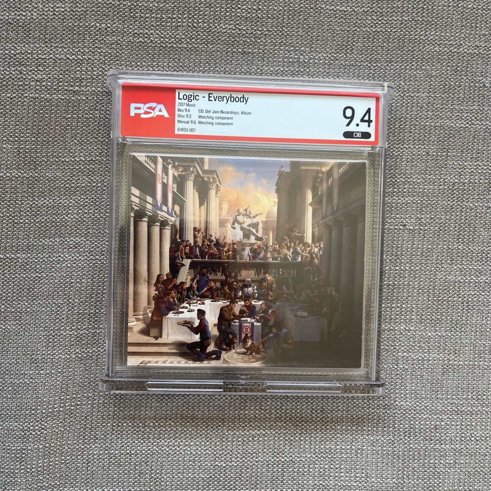 Logic EVERYBODY CD SIGNED Complete In Box - PSA Graded 9.4