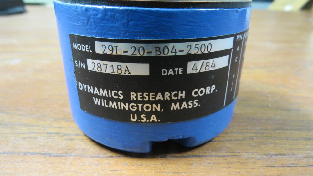 Dynamics Research Corp Model 29L-20-B04-2500 New a145