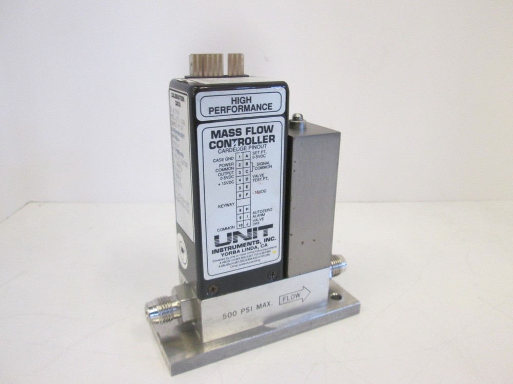 Unit Instruments, UFC-1100A, Mass Flow Controller, 150 SCCM, SIH4, Used