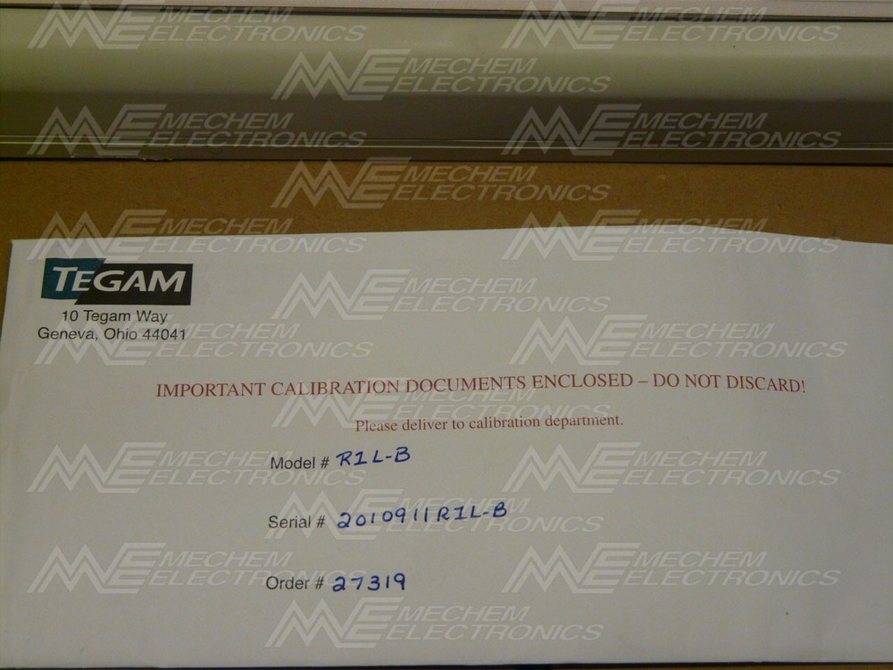 TEGAM R1L-B MicroOhm / Bond Meter. New!