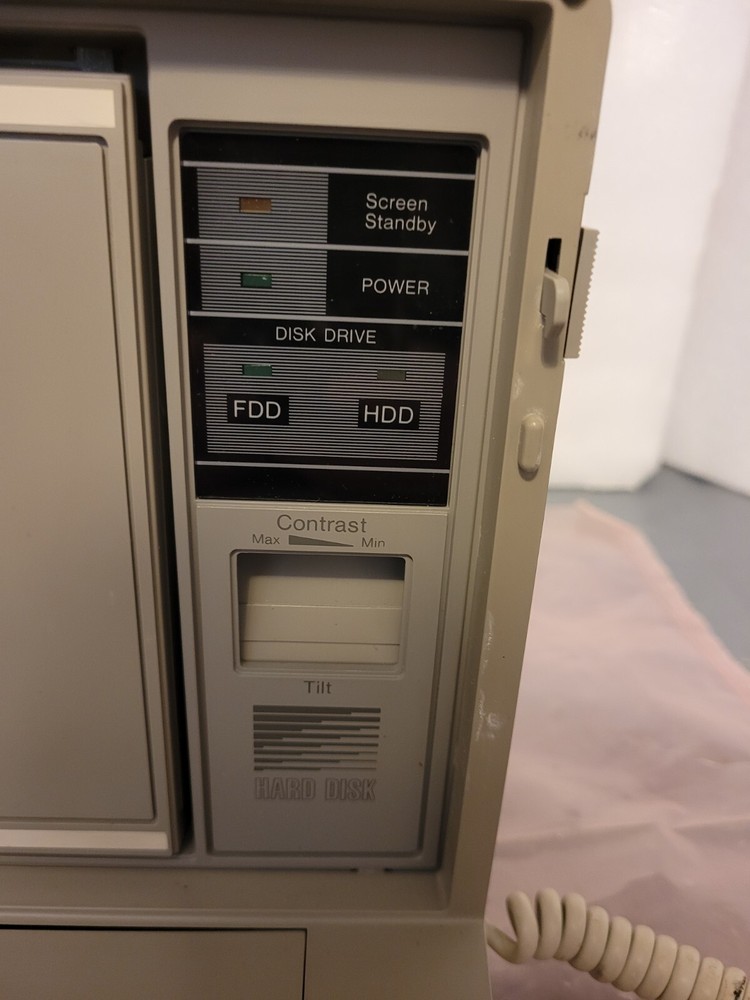 VINTAGE SHARP PC-7100 Personal Computer RARE MS DOS PC Works Great