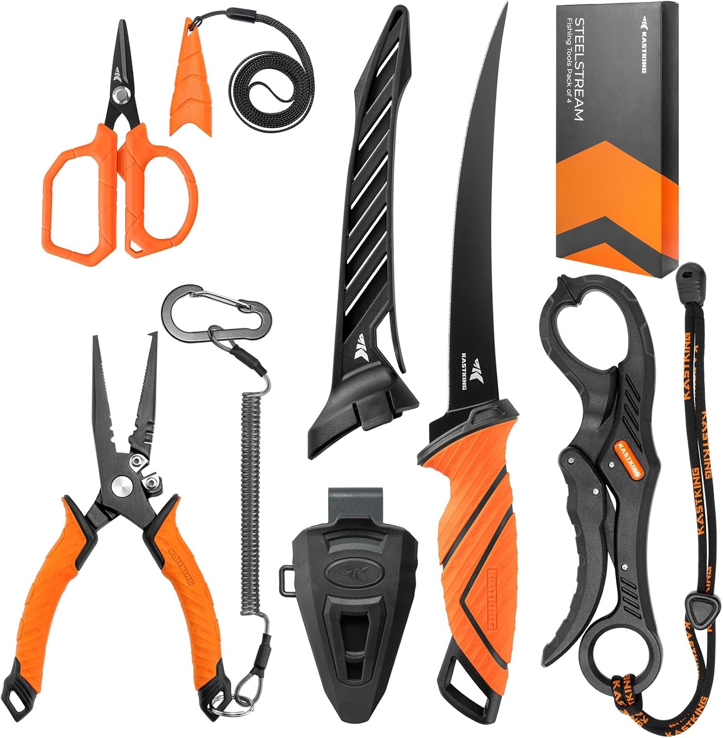 KastKing SteelStream Fishing Tool Set, Fishing Gear- Corrosion Resistant Fishing