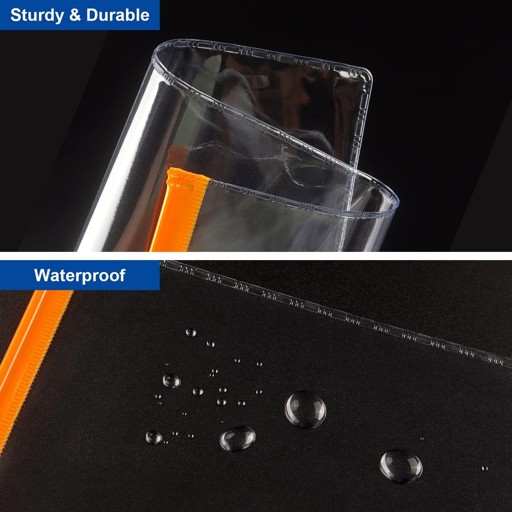 10 Pack Plastic Envelope Poly Zip Envelop Plastic Envelopes Files Zipper Folders