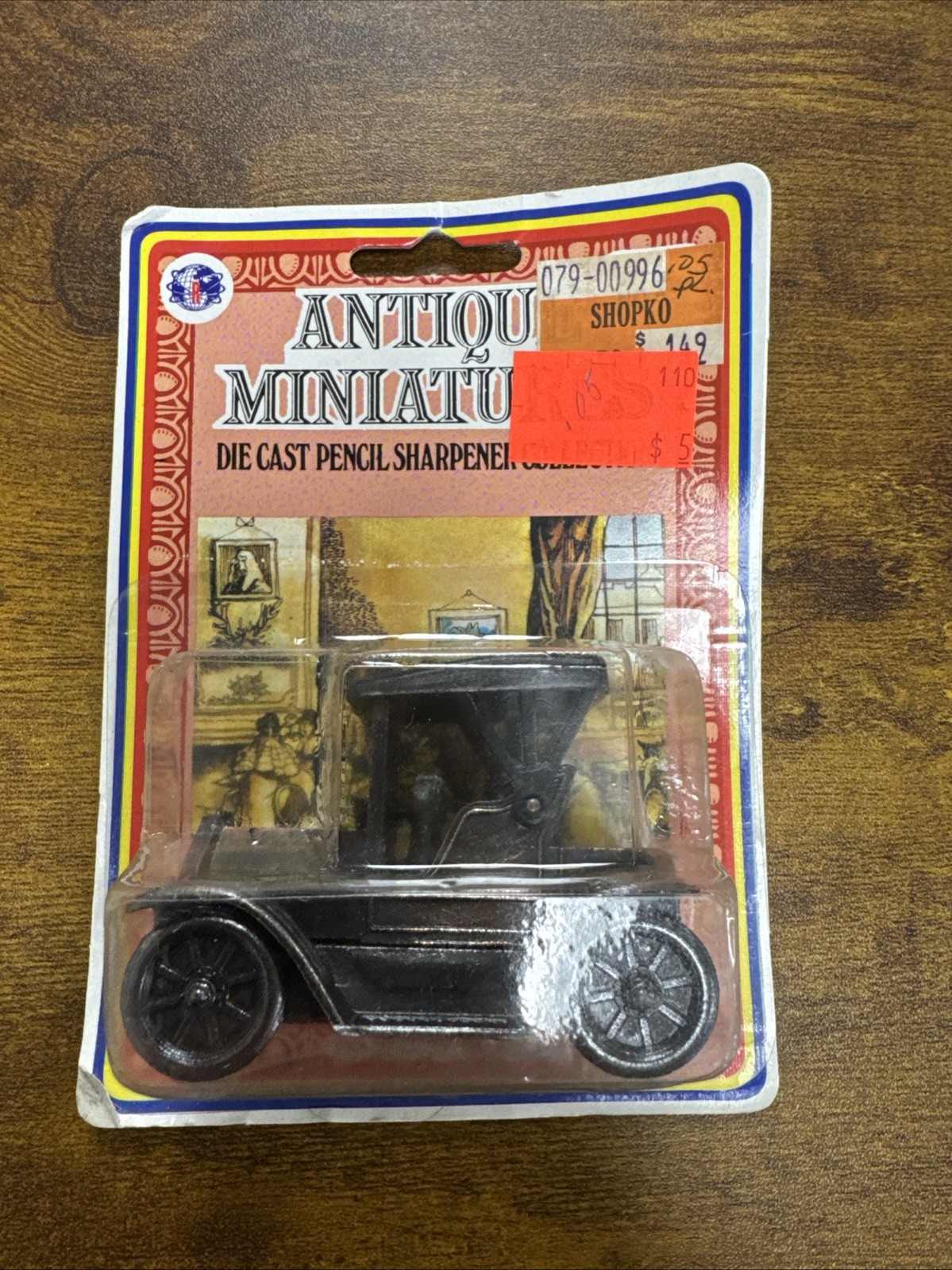 Vintage Antique Finished Die-Cast Miniature Car Pencil Sharpener