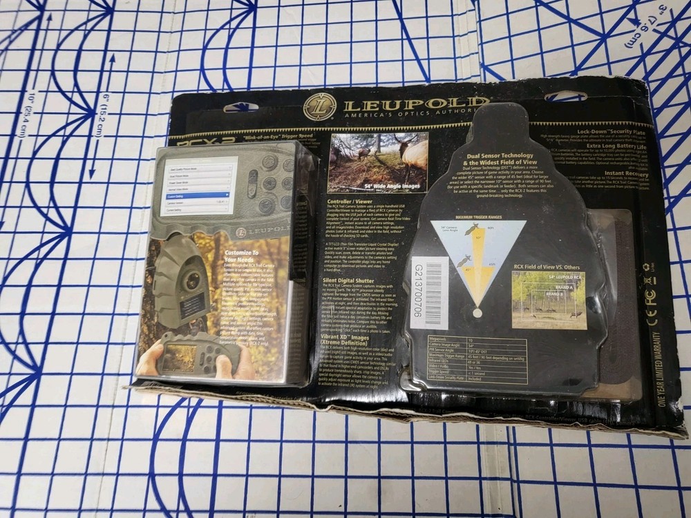 Leupold RCX-2 Game Trail Camera Controller And Camera, New Unopened In Box