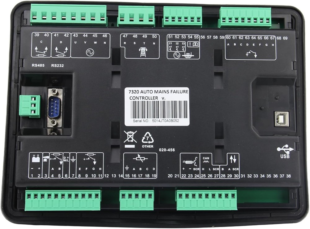 Universal DSE7320 Controller Auto Start Module With Dual Protection Replacement