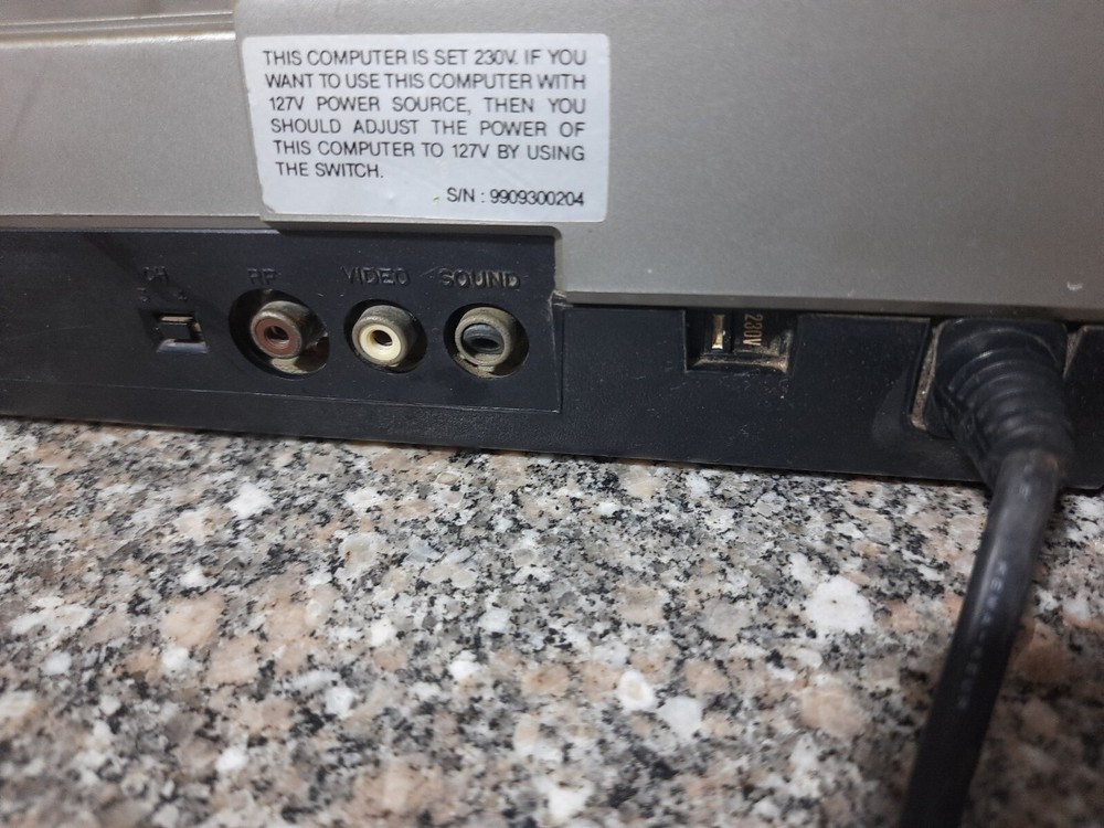 Vintage MSX DAEWOO PERFECT DPC-200 Home Computer المثالى صخر Working