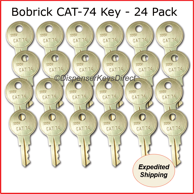 Bobrick CAT-74 Dispenser Key - (24/pc. - Master Pack)