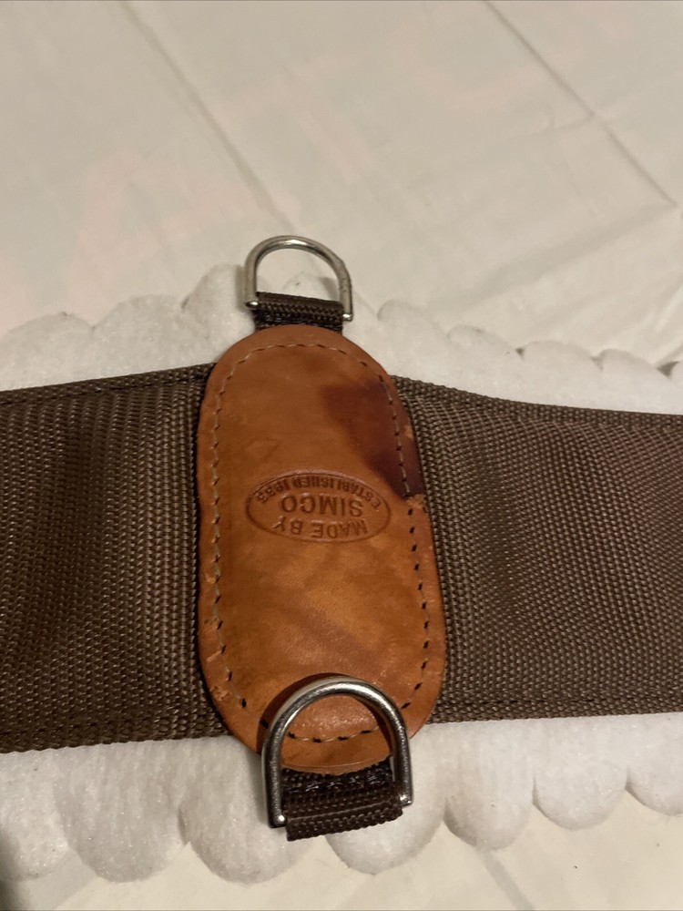 SIMCO Cinch 35" Smooth WHITE Straight Saddle Girth