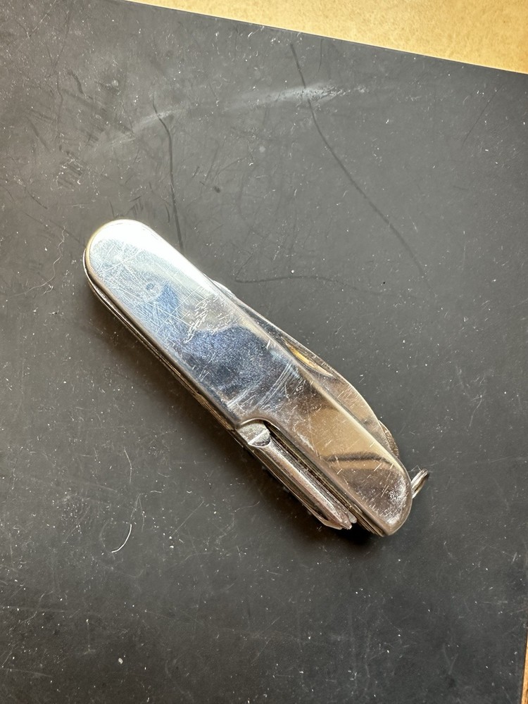 Vintage Stainless 10 Part Multi-Tool Folding Pocket Knife