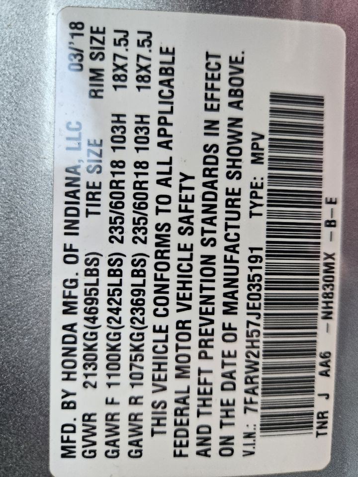 2018-2022 Honda CR-V 7" Display Screen w/o Navigation