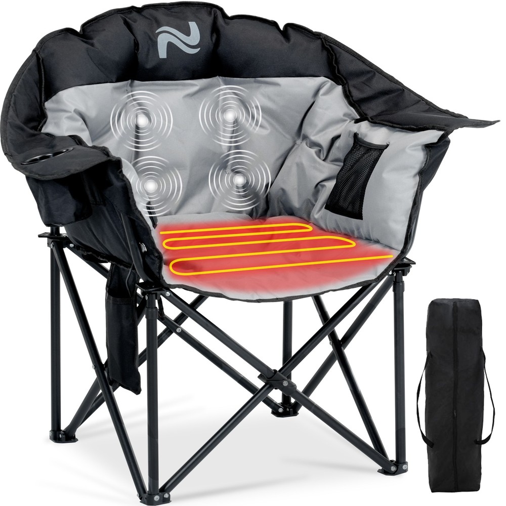 XL Camping Chair with Heating - 3 Modes & Massage Function