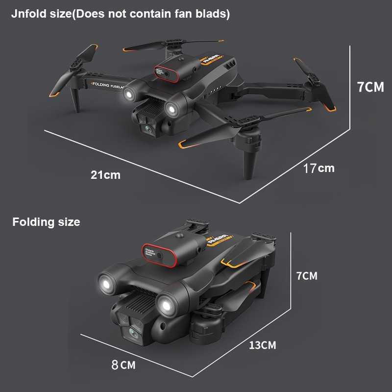 M17 HD Dual Camera Drone with 3-Way Obstacle Avoidance, Electronic Gimbal Camera