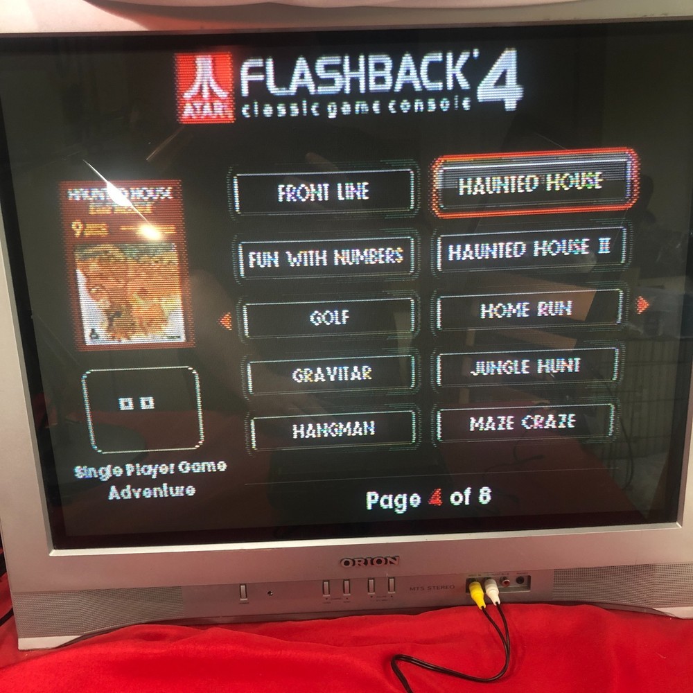 Atari Flashback 4 game console 75 games 2 controllers - VIDEO OF IT WORKING!