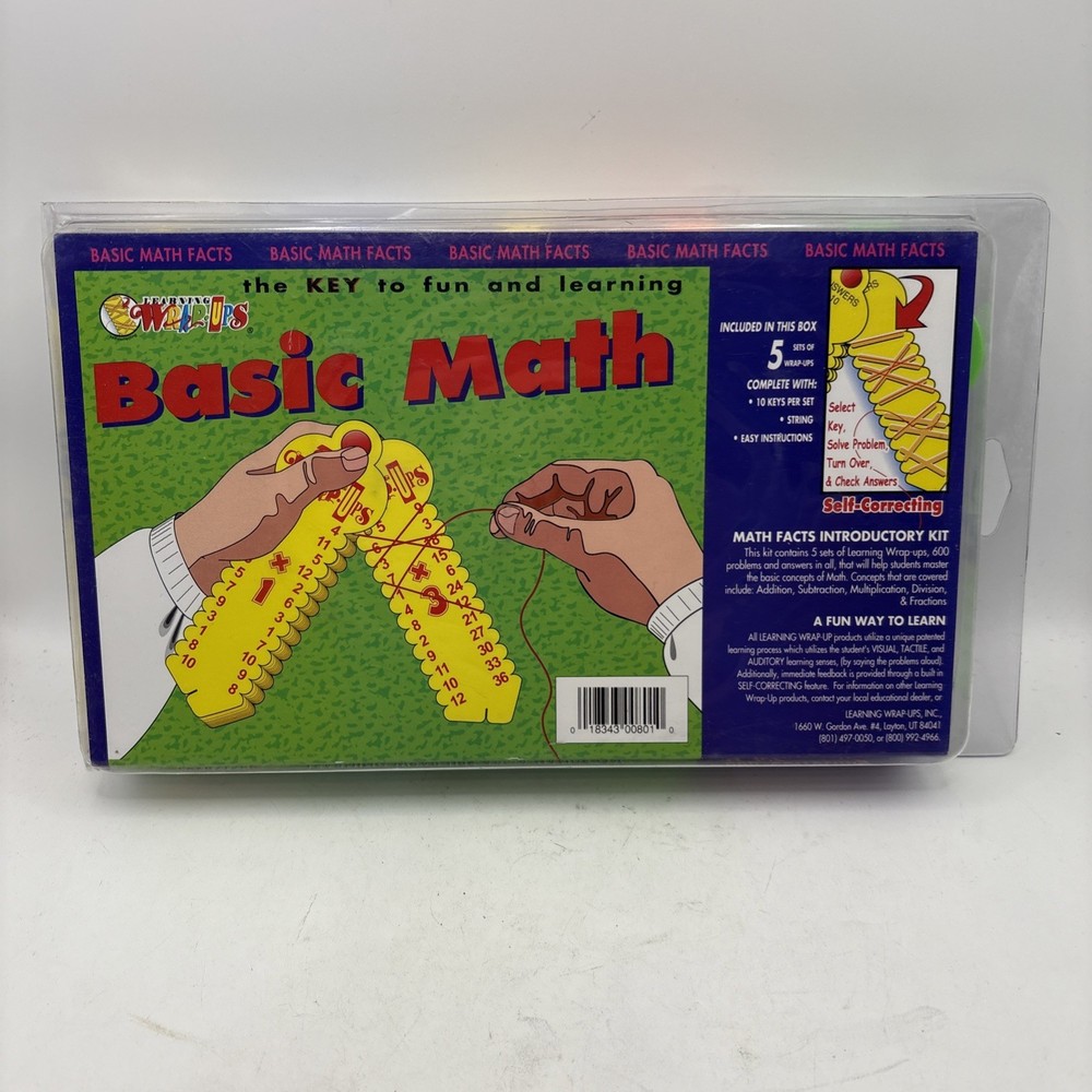 NEW Learning Wrap-Ups Basic Math Facts: Addition, Subtraction, Multiplication CD