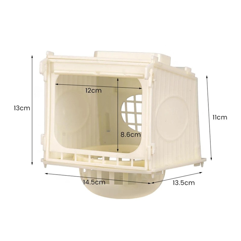 Bird Breeding Box Parrot Nest Stable Multiuse Smooth Surface Bird Nesting Box