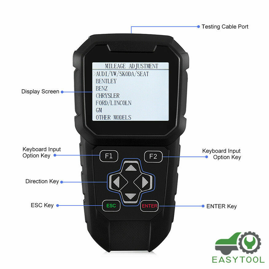 OBD2 Auto Mileage Odometer Correction Adjustment Diagnostic Tool OBDPROG MT401