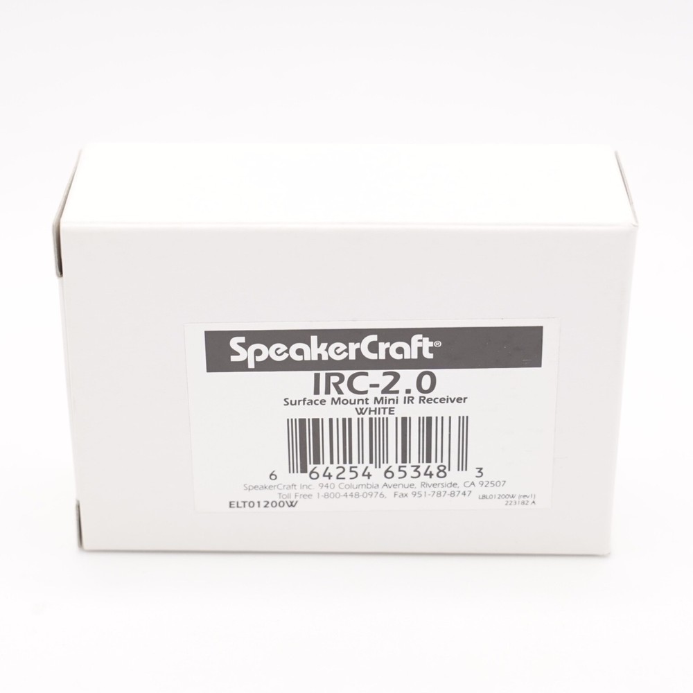 SpeakerCraft IRC-2.0 Surface Mount Mini IR Receiver (ELTR01200W)