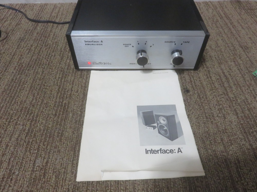 ELECTROVOICE INTERFACE A EQUALIZER STILL IN FACTORY BOX
