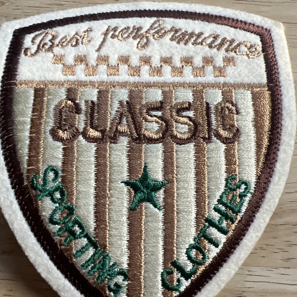 VTG BEST PERFORMANCE CLASSIC SPORTING CLOTHES PATCH NEW