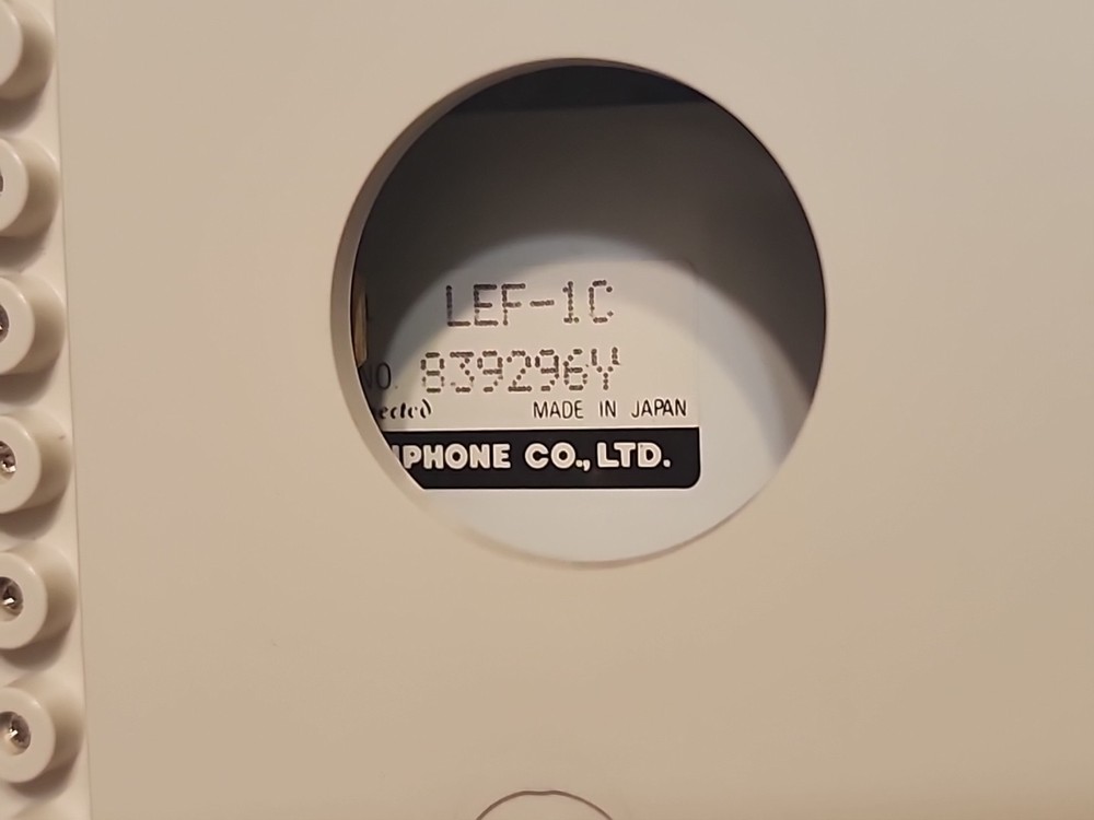 Aiphone LEF-1C Sub-Master Intercom System Unit Semi Flush Sub-Master Station