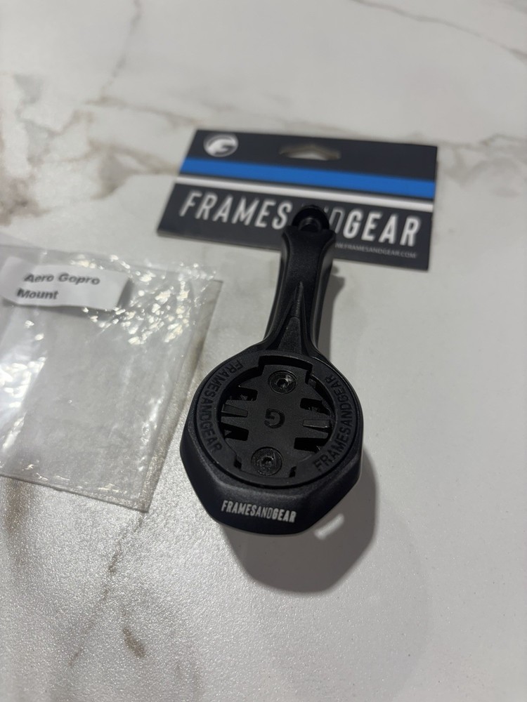 3T Apto Stealth Stem (Fixed Angle) Garmin Aero Computer Mount & GoPro Mount