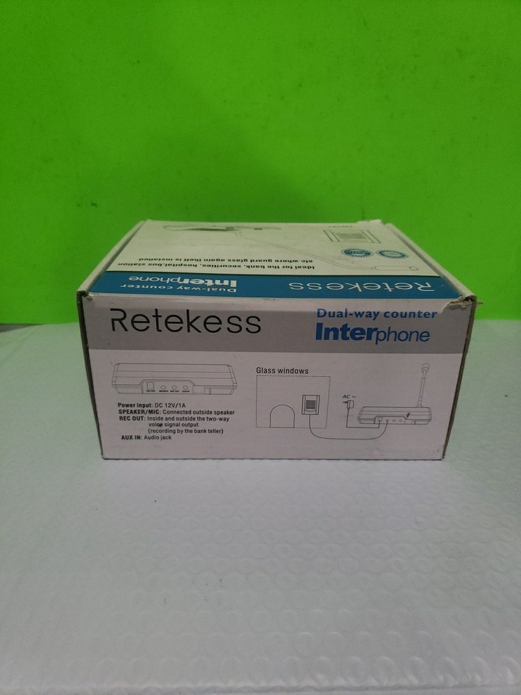 TW101 Easter Church Intercom Dualway Bank Store Window Counter Interphone System