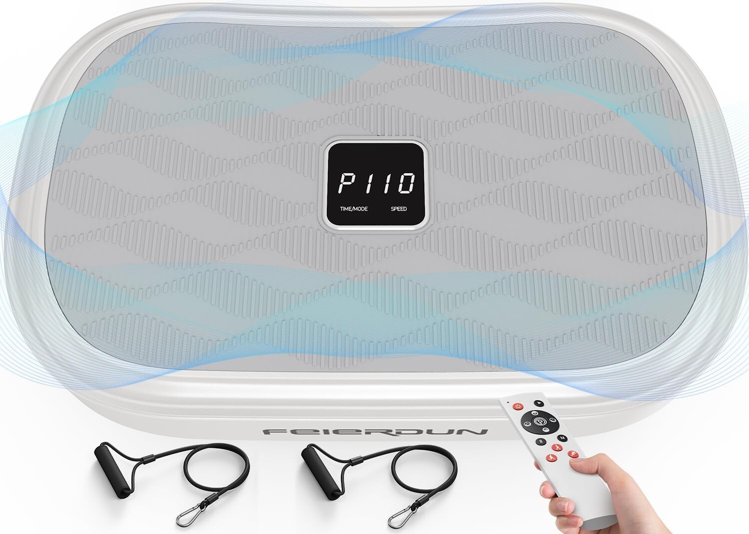 Vibration Plate Exercise Machine, Whole Body Workout Vibrate Fitness Platform,