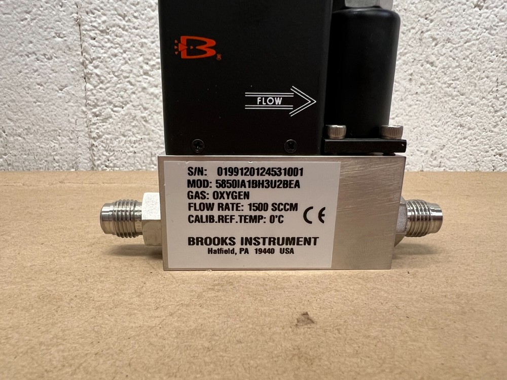Brooks 5850i Mass Flow Controller 1,500 SCCM, Oxygen