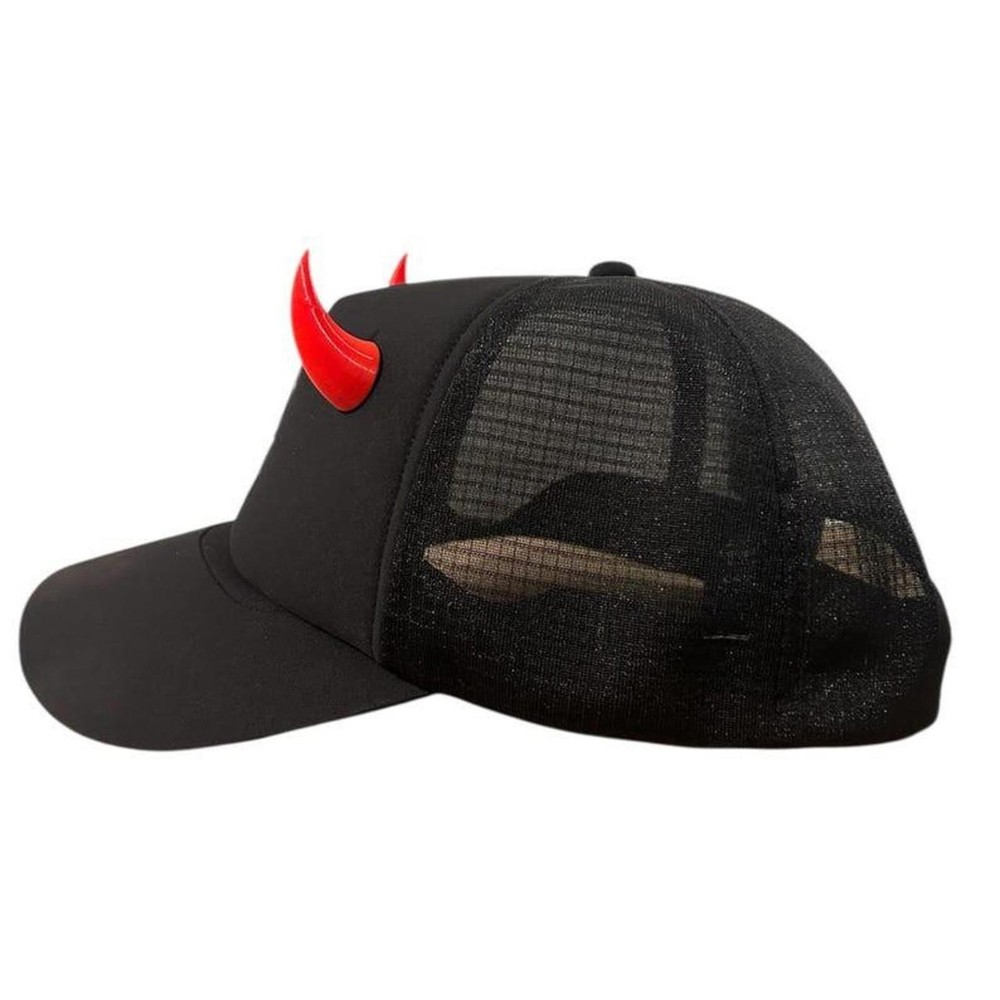 Goth Punk Emo Devil magnetic detachable horns universal hat accessory charm