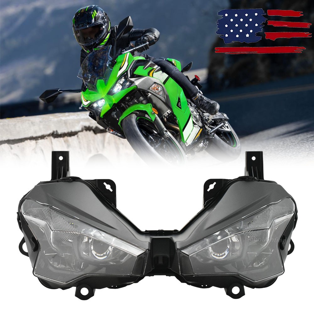 For Kawasaki Ninja 500 SE / ZX-6R 2024 2025 LED Headlight With DRL Hi/Low Beam