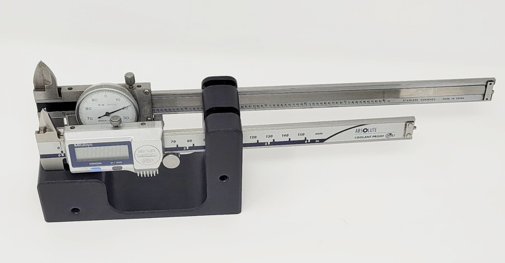 Caliper Stand DOUBLE- Desktop, Machine Mount, Toolbox, and PresentationQuality