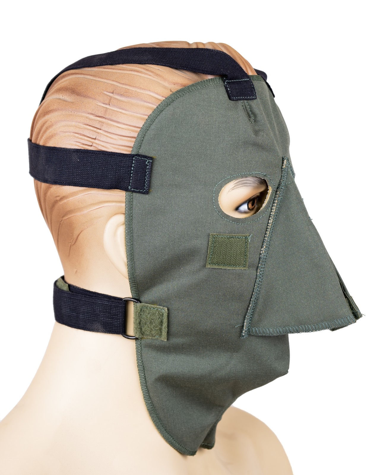 New US Army Extreme Cold Weather Mask Sage Green OSFM 100% Cotton Made In USA
