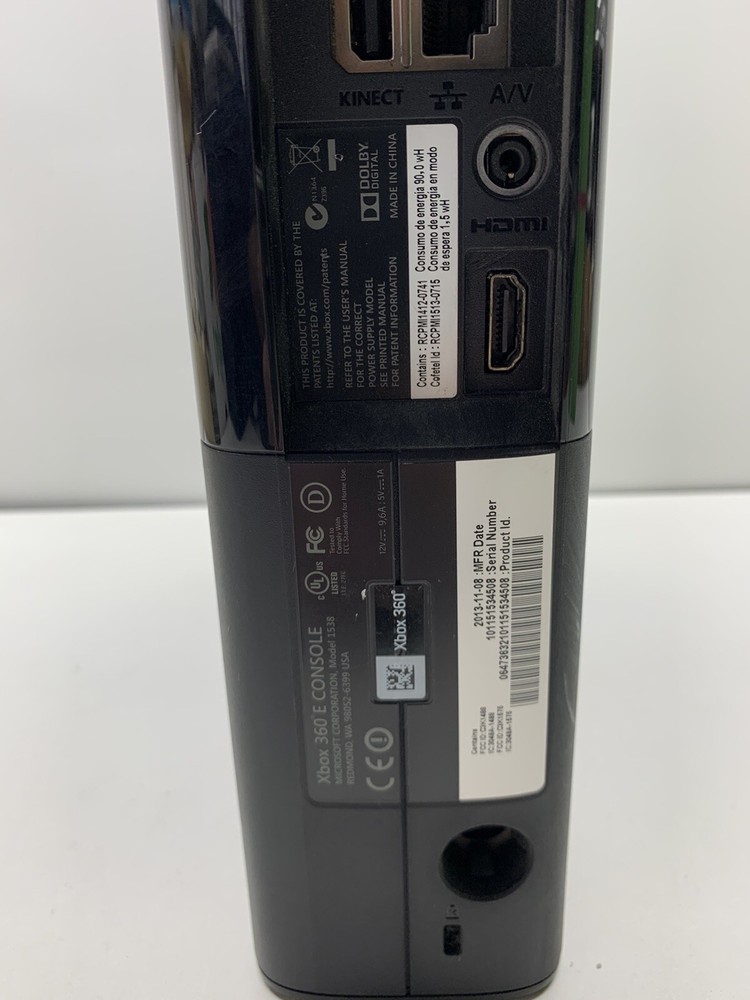 Xbox 360 Video Game System Console 1538 Kinect Sensor 5 Games Tested Working