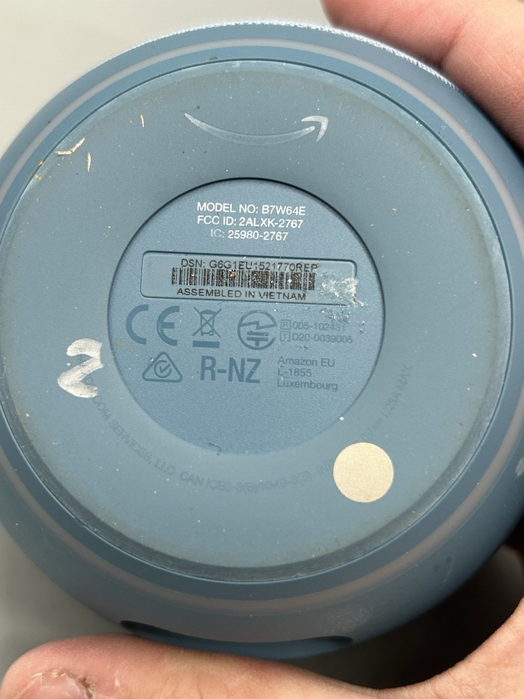 Amazon Echo Dot (4th Gen)(B7W64E) Twilight Blue - Tested