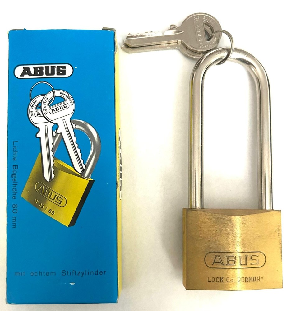 ABUS 85HB/50 Padlock with 2 Keys for Storage