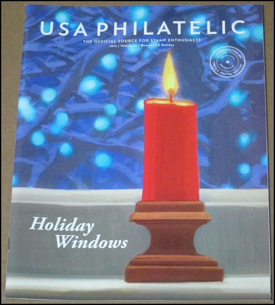 2016 USA Philatelic Stamp Catalog Vol 21 Q4 Holiday Windows