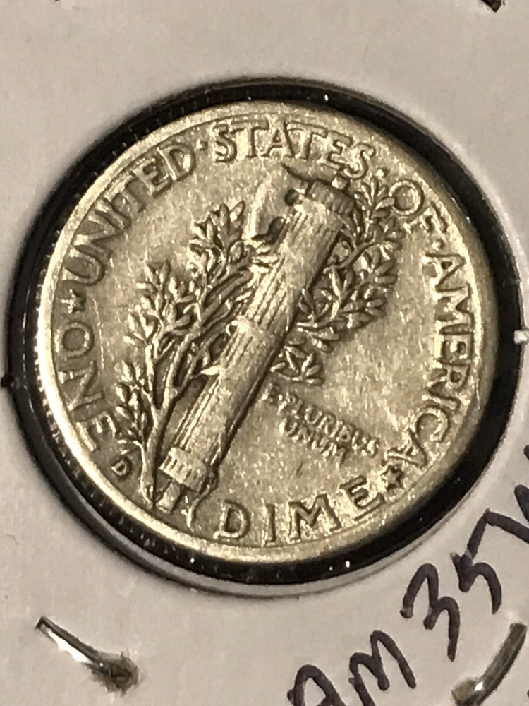 1944-D Mercury Dime F