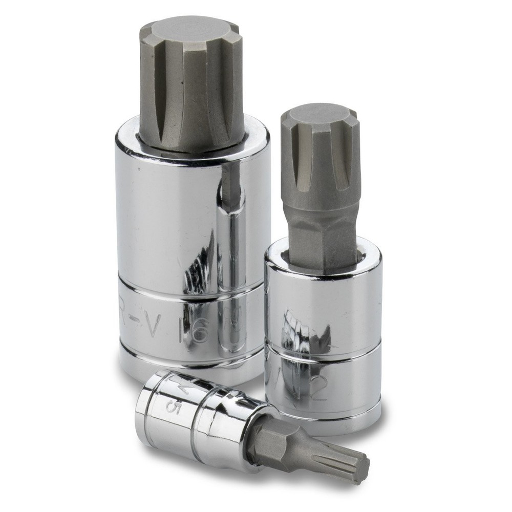 13 PC RIBE BIT DRIVE DRIVER SET FOR SOCKET TOOL SET KIT M4 to M16 POLYDRIVE POLY