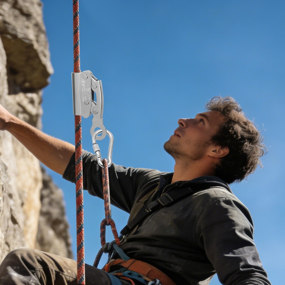 Climbing Fall Protection Self-locking Device, Safety Rope Self-locking Device